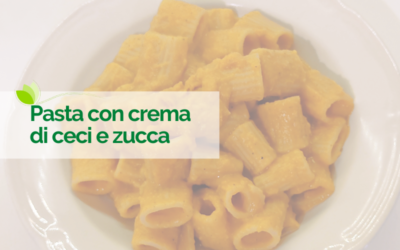 Pasta con crema di ceci e zucca