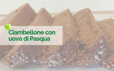 Ciambellone con uova di Pasqua